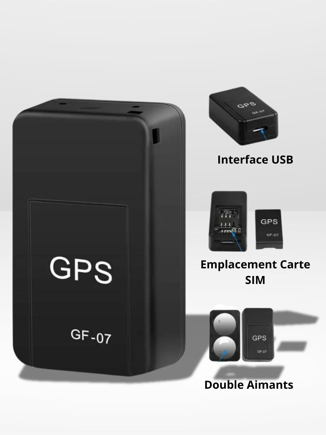 Mini Magnetische Anti-diefstal GPS Tracker voor Voertuigen en Objecten